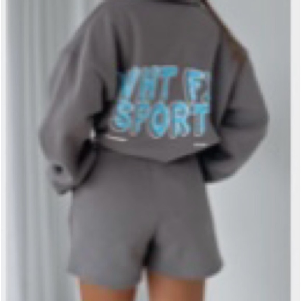 White fox sweat set